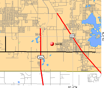 Zip Code Map The Villages Fl - United States Map