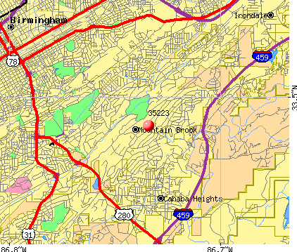 35223 Zip Code (Mountain Brook, Alabama) Profile - homes, apartments ...