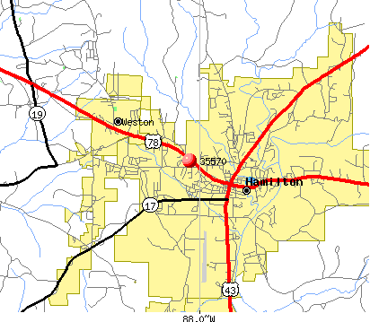 35570 Zip Code (Hamilton, Alabama) Profile - homes, apartments, schools ...