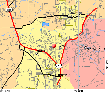 36206 Zip Code (Saks, Alabama) Profile - homes, apartments, schools ...