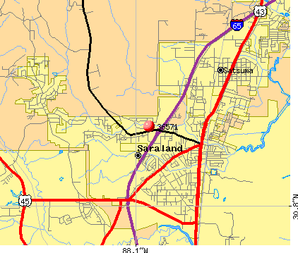 36571 Zip Code (Saraland, Alabama) Profile - homes, apartments, schools ...