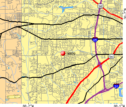 36609 Zip Code (mobile, Alabama) Profile - Homes, Apartments, Schools 