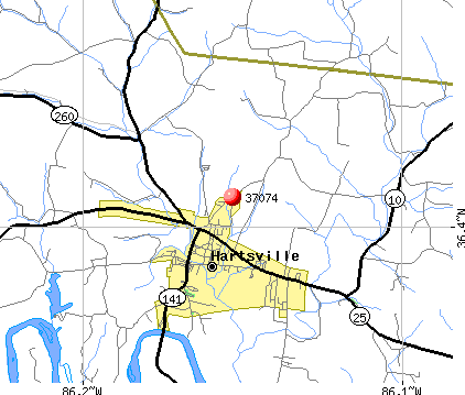 hartsville tn earthview map