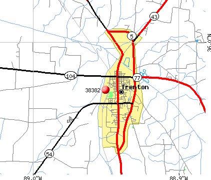 38382 Zip Code (Trenton, Tennessee) Profile - homes, apartments ...