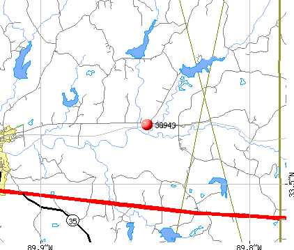 38943 Zip Code (Mississippi) Profile - homes, apartments, schools ...