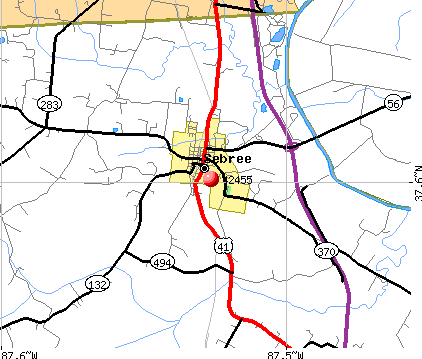 42455 Zip Code (Sebree, Kentucky) Profile - homes, apartments, schools ...
