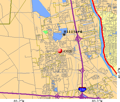 street map of hilliard ohio