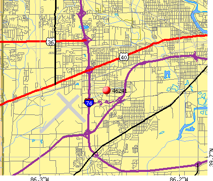 Indianapolis, IN (46241) map