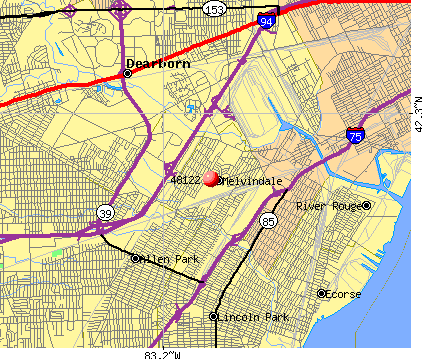 48122 Zip Code (Melvindale, Michigan) Profile - homes, apartments ...