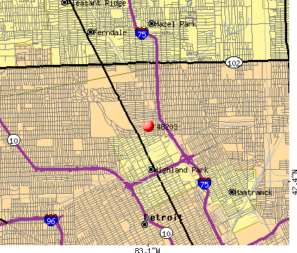 48203 Zip Code (Detroit, Michigan) Profile - homes, apartments, schools ...