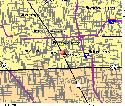 Ferndale Zip Code Map 48220 Zip Code (Ferndale, Michigan) Profile - Homes, Apartments, Schools,  Population, Income, Averages, Housing, Demographics, Location, Statistics,  Sex Offenders, Residents And Real Estate Info