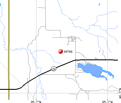 49748 Zip Code (Michigan) Profile - homes, apartments, schools ...