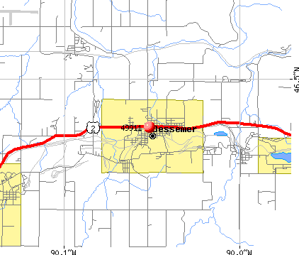 49911 Zip Code (Bessemer, Michigan) Profile - homes, apartments ...