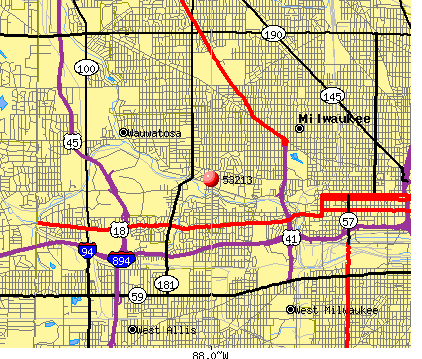 Wauwatosa Zip Code Map 53213 Zip Code (Wauwatosa, Wisconsin) Profile - Homes, Apartments, Schools,  Population, Income, Averages, Housing, Demographics, Location, Statistics,  Sex Offenders, Residents And Real Estate Info