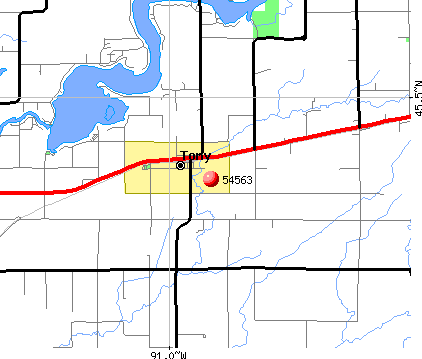 54563 Zip Code (Tony, Wisconsin) Profile - homes, apartments, schools ...