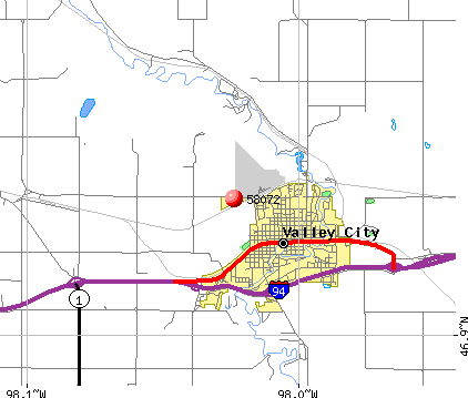 58072 Zip Code (Valley City, North Dakota) Profile - homes, apartments ...