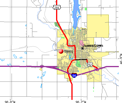 58401 Zip Code (Jamestown, North Dakota) Profile - homes, apartments ...