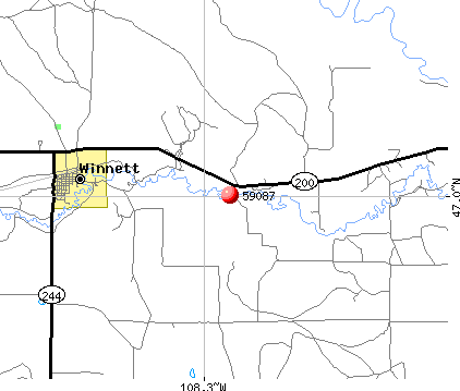 59087 Zip Code (Winnett, Montana) Profile - homes, apartments, schools ...