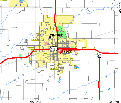 Illinois Map Macomb