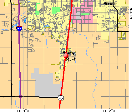 61874 Zip Code (Savoy, Illinois) Profile - homes, apartments, schools ...