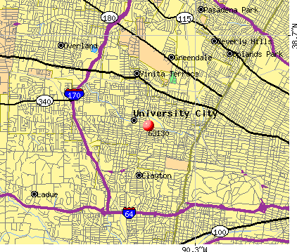 Map Of University City Mo 63130 Zip Code (University City, Missouri) Profile - Homes, Apartments,  Schools, Population, Income, Averages, Housing, Demographics, Location,  Statistics, Sex Offenders, Residents And Real Estate Info