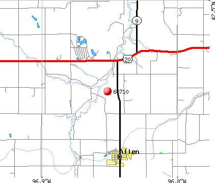 68710 Zip Code (Allen, Nebraska) Profile - homes, apartments, schools ...