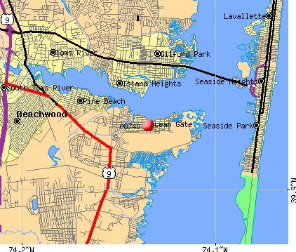 Ocean Gate Nj Map 08740 Zip Code (Ocean Gate, New Jersey) Profile - Homes, Apartments,  Schools, Population, Income, Averages, Housing, Demographics, Location,  Statistics, Sex Offenders, Residents And Real Estate Info