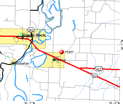 72457 Zip Code (Portia, Arkansas) Profile - homes, apartments, schools ...