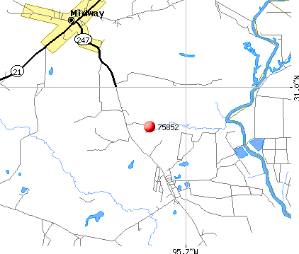75852 Zip Code (Midway, Texas) Profile - homes, apartments, schools ...