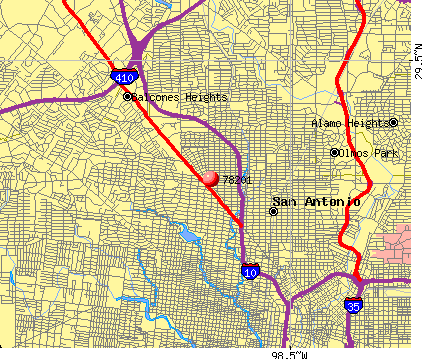 78201 Zip Code Map 78204 - Map