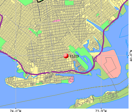 New York, NY (11229) map