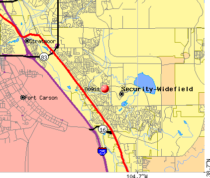 80911 Zip Code (Security-Widefield, Colorado) Profile - homes ...