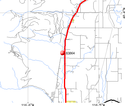 Sandpoint Id Zip Code Map - United States Map