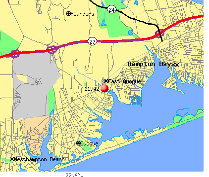 Quogue New York Map