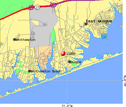 Quogue New York Map