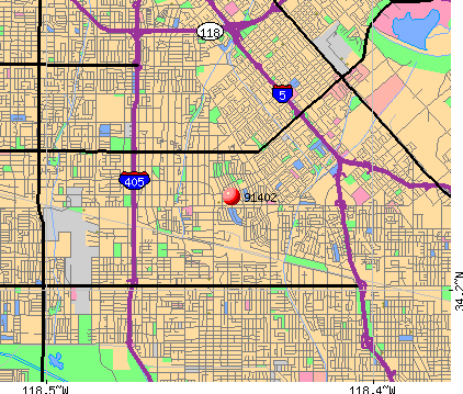 Map Los Angeles Zip Codes - sharave