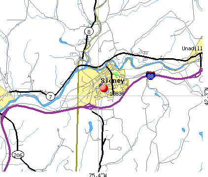 13838 Zip Code (Sidney, New York) Profile - homes, apartments, schools ...