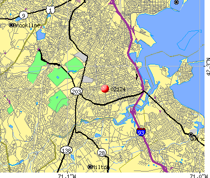 Dorchester Zip Code Map