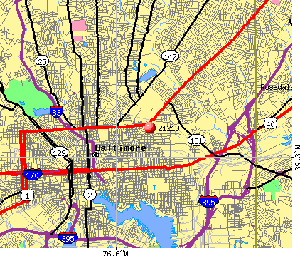 21213 Zip Code (Baltimore, Maryland) Profile - homes, apartments ...