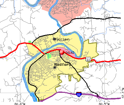 24142 Zip Code (Radford, Virginia) Profile - homes, apartments, schools ...