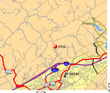 24202 Zip Code (Bristol, Virginia) Profile - homes, apartments, schools ...