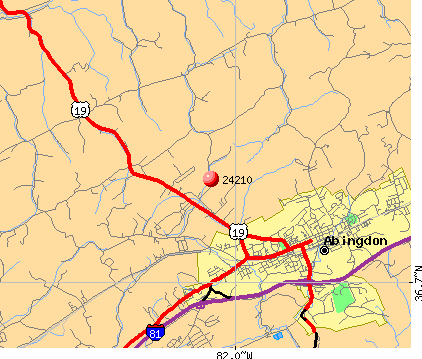 Abingdon Va Zip Code Map - Map