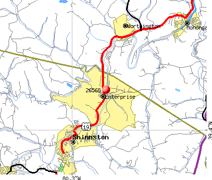 Enterprise Al Zip Code Map - Map