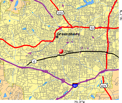 Greensboro Nc Zip Code Map - Maping Resources