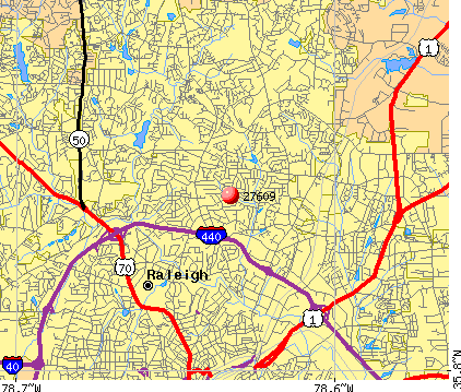 Raleigh Nc Zip Code Map Free - United States Map