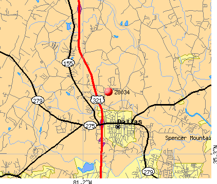 28034 Zip Code (Dallas, North Carolina) Profile - homes, apartments ...