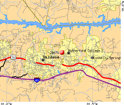 28671 Zip Code (Rutherford College, North Carolina) Profile - homes ...