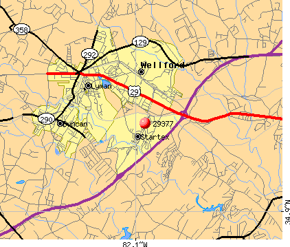 29377 Zip Code (Startex, South Carolina) Profile - homes, apartments ...