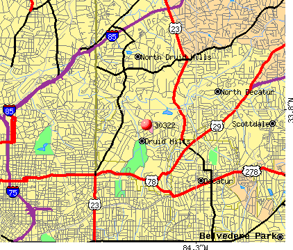 30322 Zip Code (Druid Hills, Georgia) Profile - homes, apartments ...