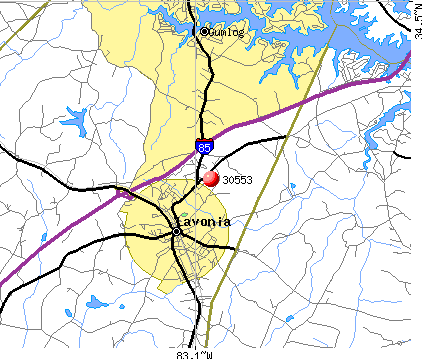 30553 Zip Code (Gumlog, Georgia) Profile - homes, apartments, schools ...